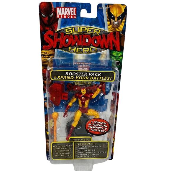 Marvel Legends Showdown Booster Pack Super Poseable IRON MAN Figure - Picture 1 of 7